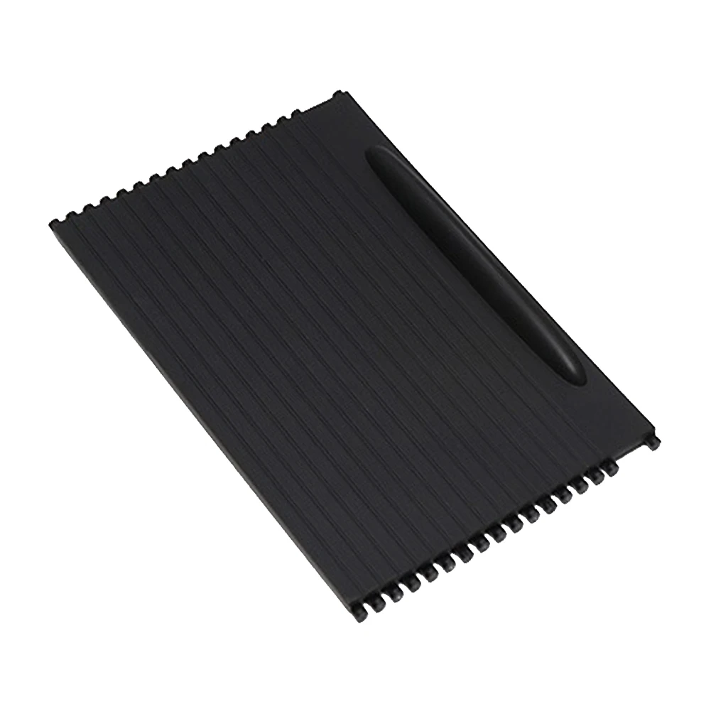 Interior Design And Construction - Rolling Panel Black Interior Cup Holder
