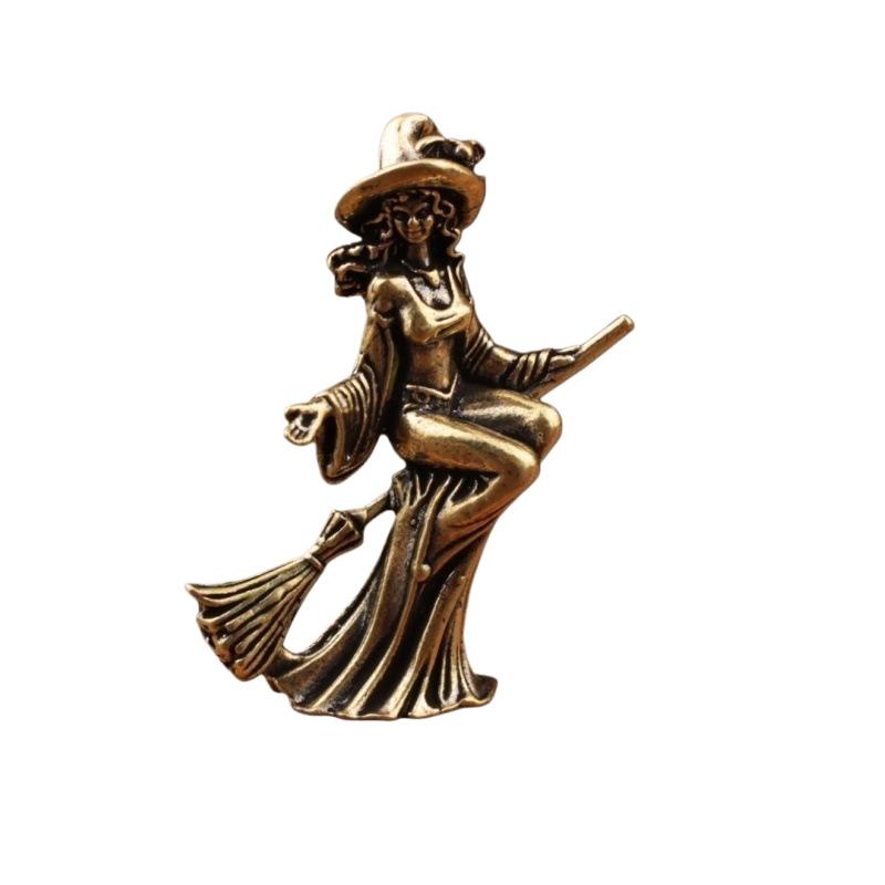 Interior Design Apartment - 1Pc Mini Wizard Statue Magic Moon