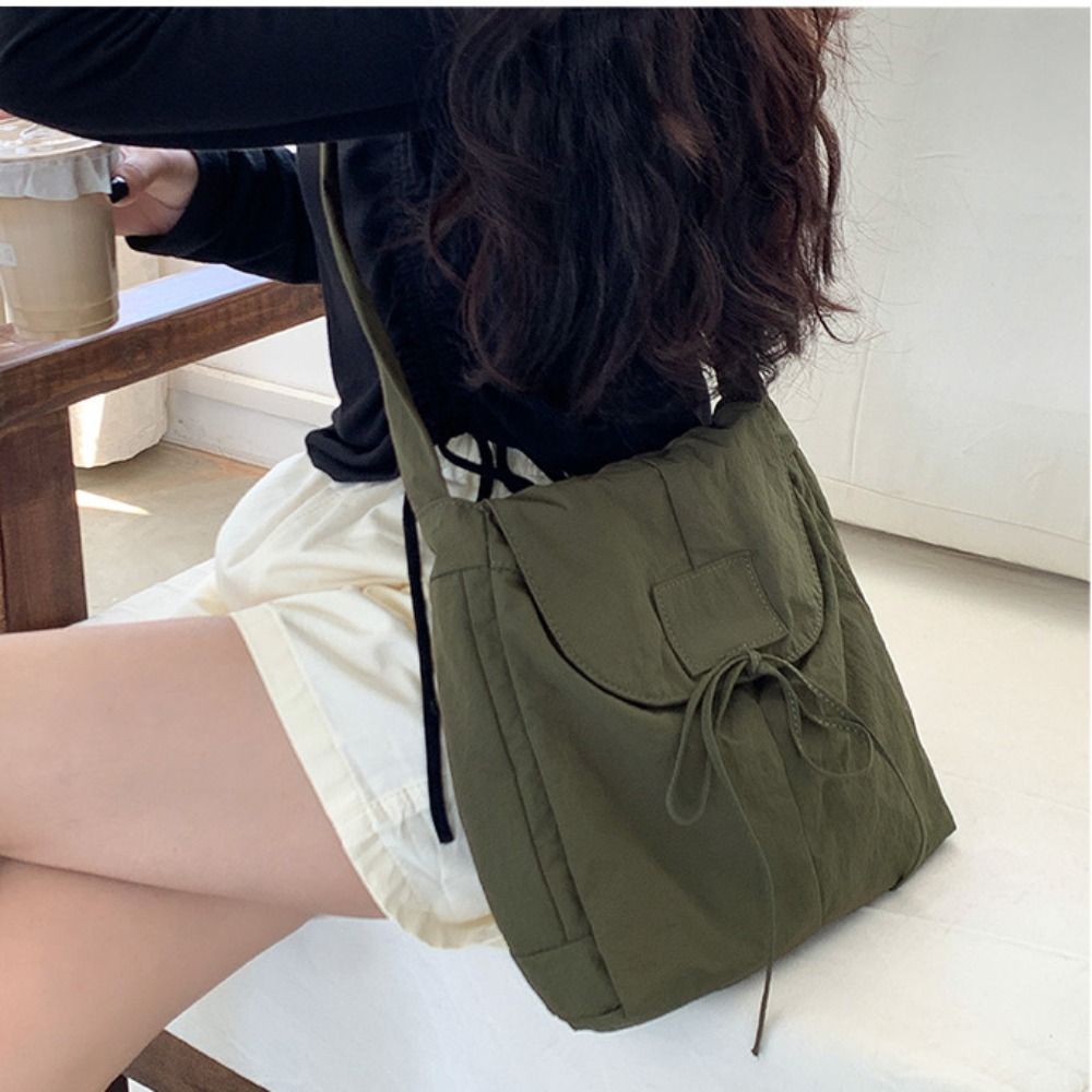 Korean Style Flap Nylon Bow Cr - Interior Design Style avis et prix