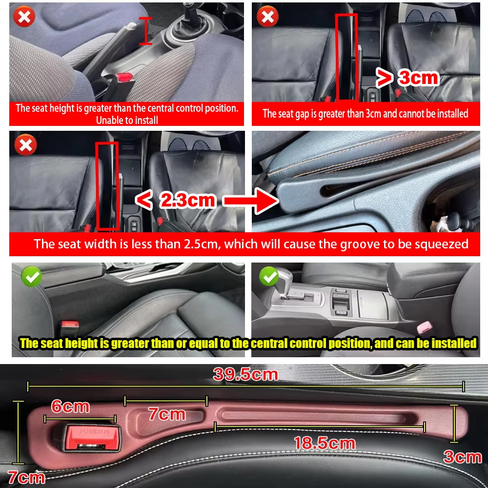 2pcs Car Seat Gap Filler, Dual - Interior Design Course avis et prix