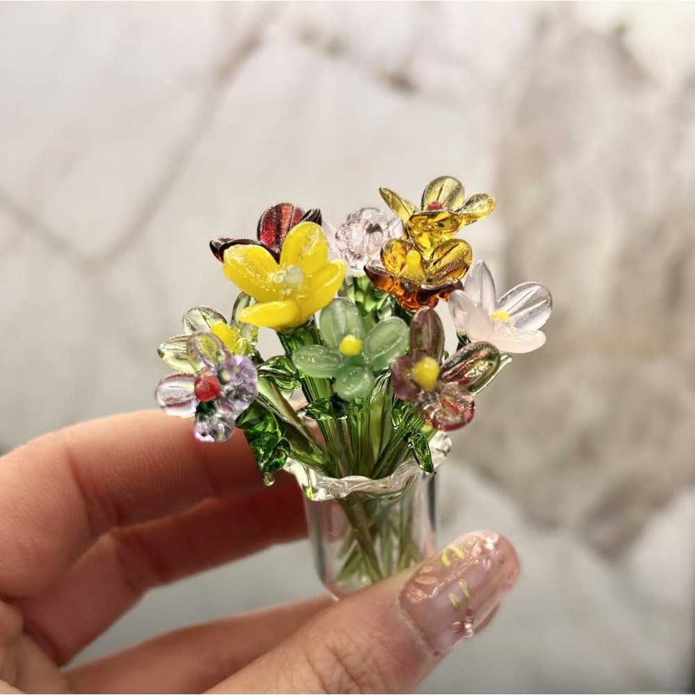 1 PC Handmade Glass Floral Bou - Interior Design Apartment avis et prix