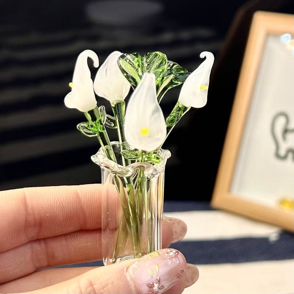 1 PC Handmade Glass Floral Bou - Interior Design Apartment avis et prix