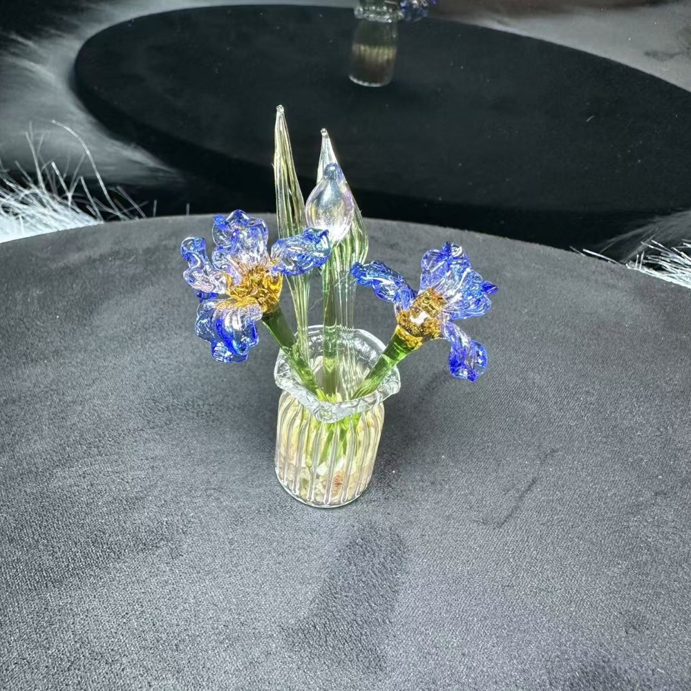 1 PC Handmade Glass Floral Bou - Interior Design Apartment avis et prix