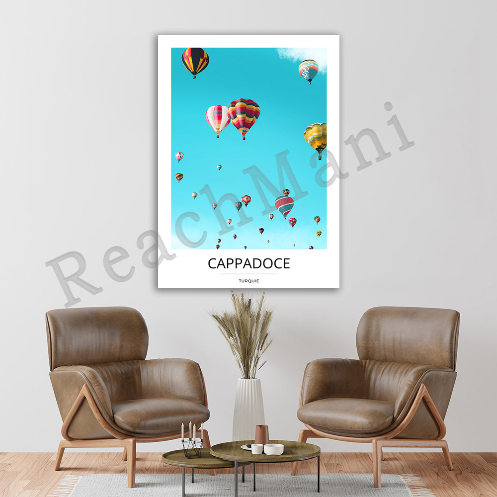 Cappadocia, poster printing, t - Interior Design Illustration avis et prix