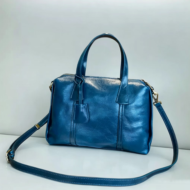 Vintage Real Leather Handbag F - Interior Design Style avis et prix