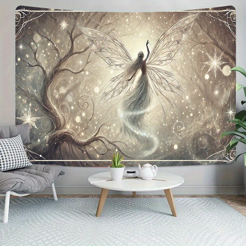 Fantasy Fairy Tree Wall Mural  - Interior Design With Wallpaper avis et prix