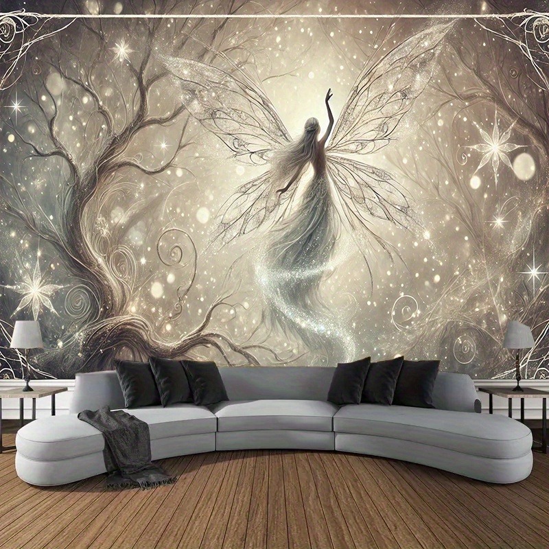 Fantasy Fairy Tree Wall Mural  - Interior Design With Wallpaper avis et prix