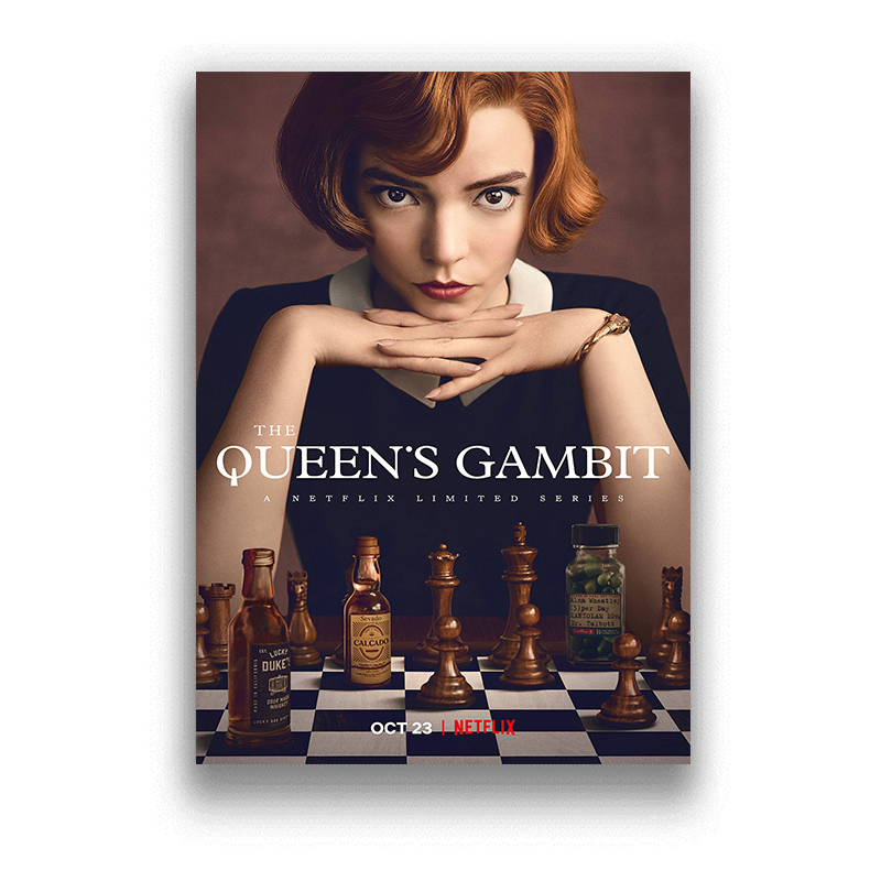 Queen 's Gambit White Coated P - Interior Design With Wallpaper avis et prix