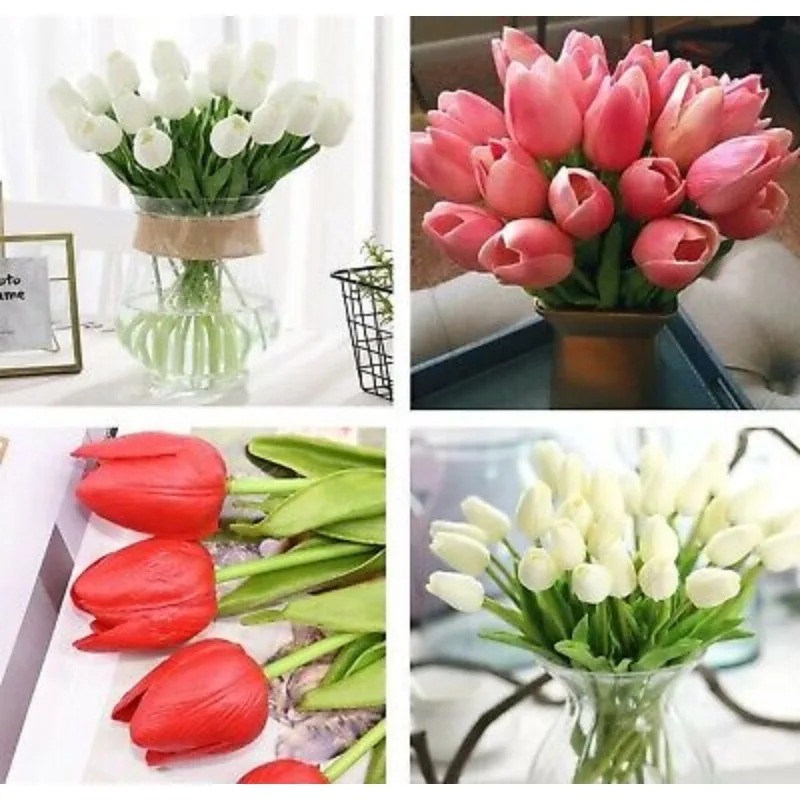 Silicone Artificial Tulips Fak - Interior Design Ideas avis et prix