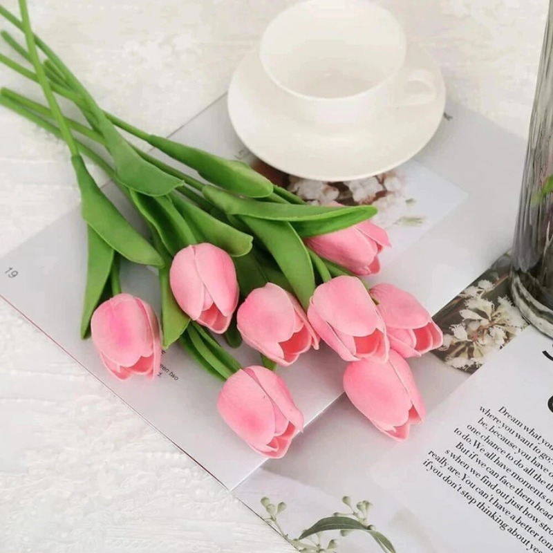 Silicone Artificial Tulips Fak - Interior Design Ideas avis et prix