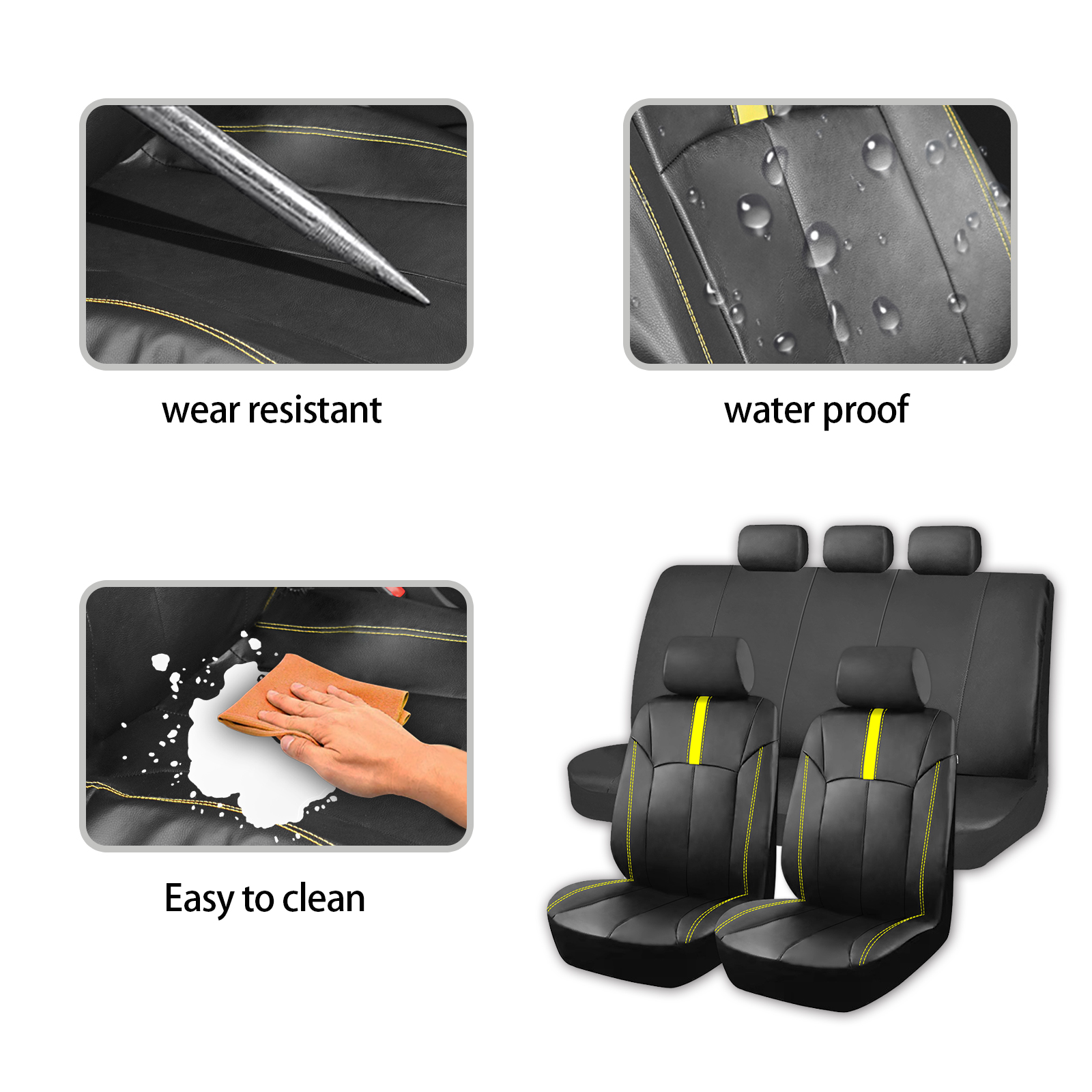 Universal PU Leather Car Seat  - Interior Design Course avis et prix