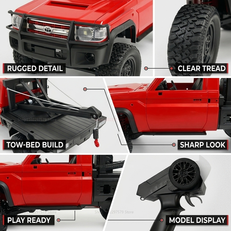 New MN82T RC Crawler 2.4G 4WD  - Interior Design Type avis et prix