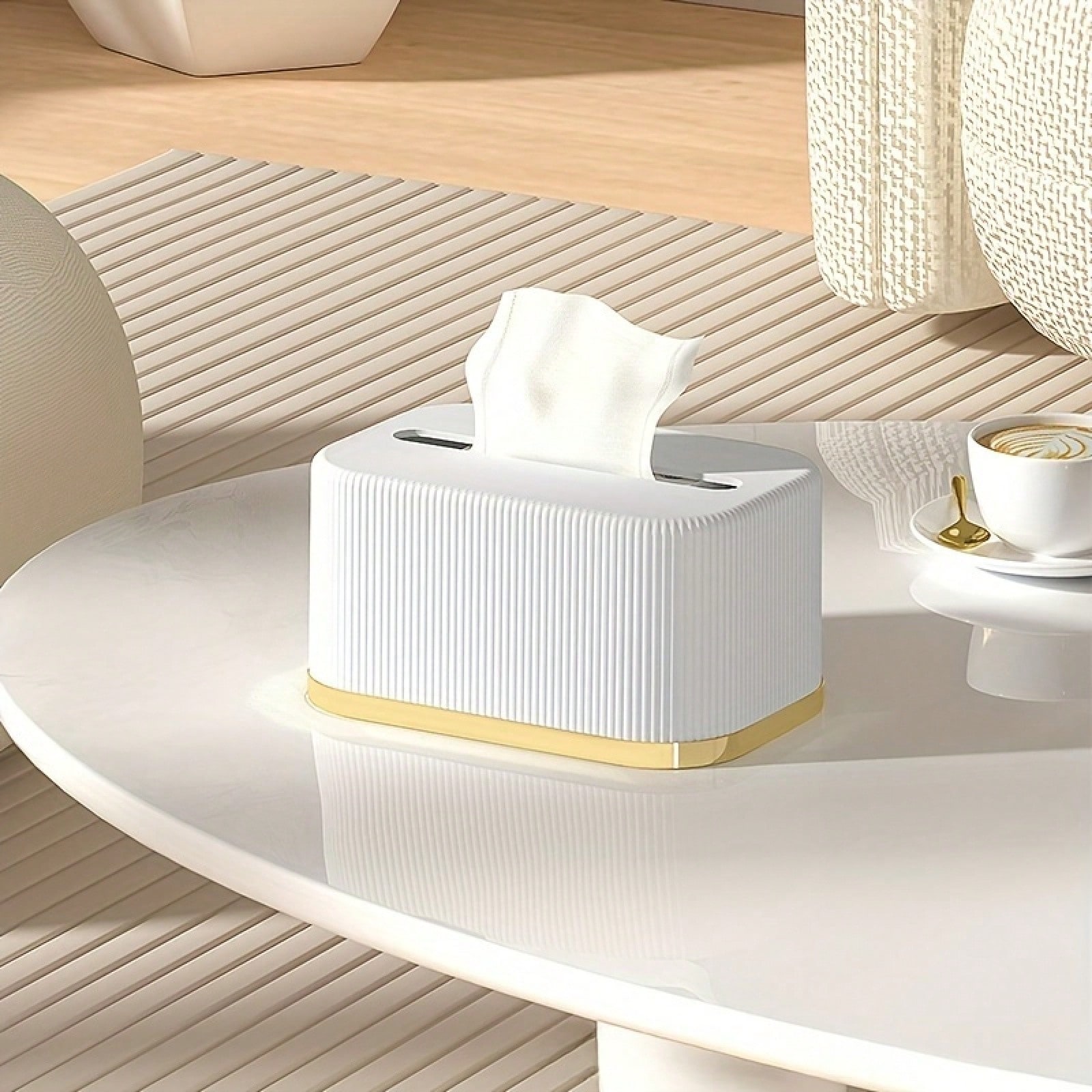 Luxury White & Golden Accent T - Interior Design Type avis et prix