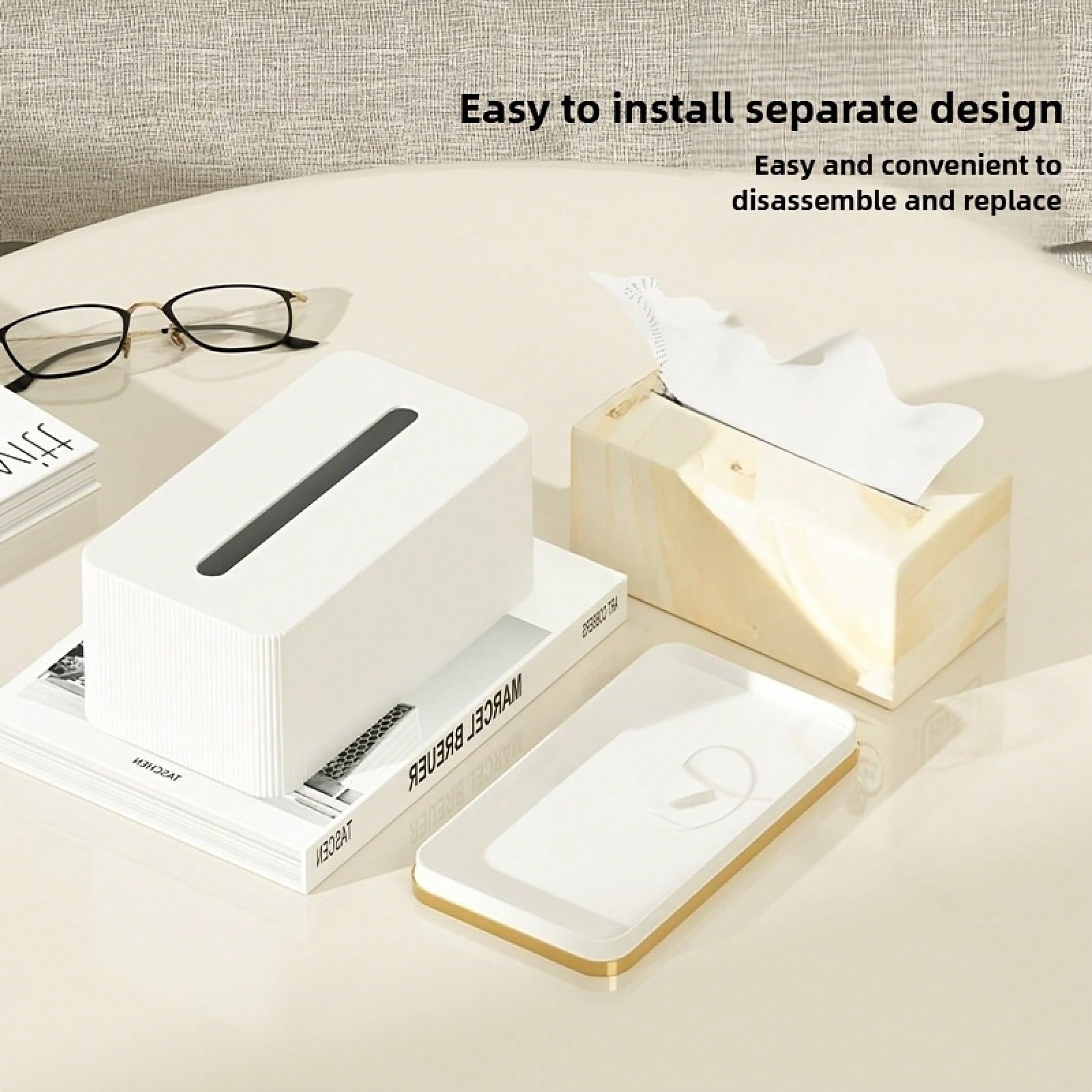 Luxury White & Golden Accent T - Interior Design Type avis et prix