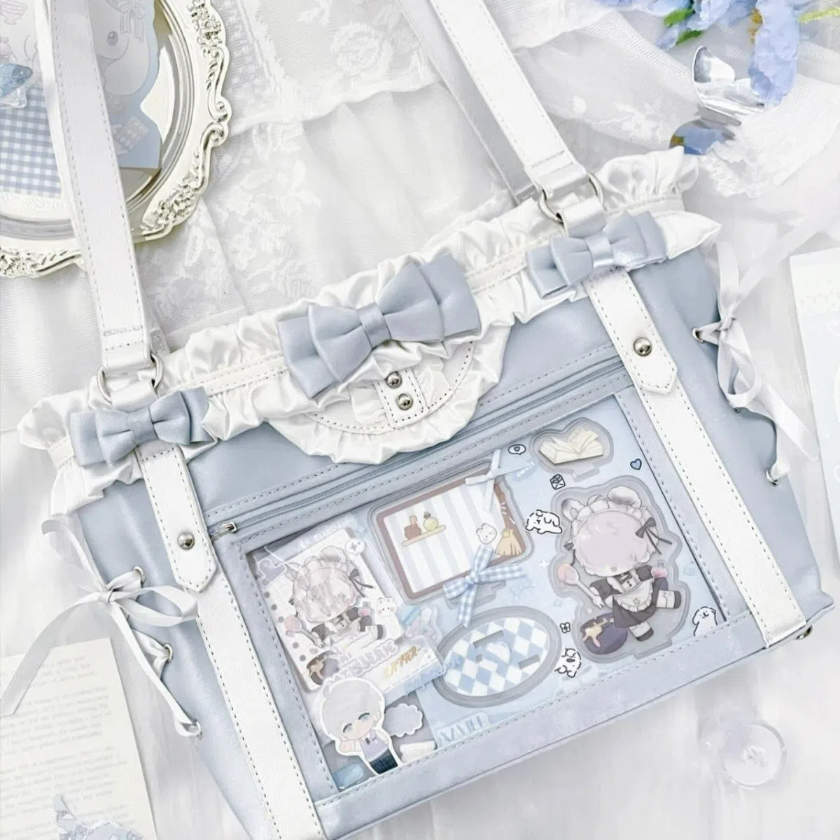 New Sweet Preppy Style Shoulde - Interior Design Style avis et prix