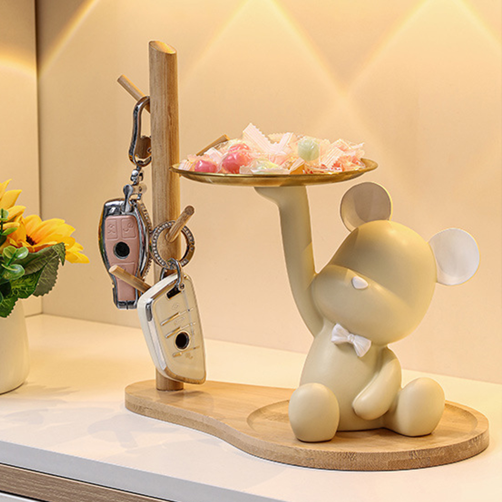 Creative Resin Bear Figurine C - Interior Design Apartment avis et prix