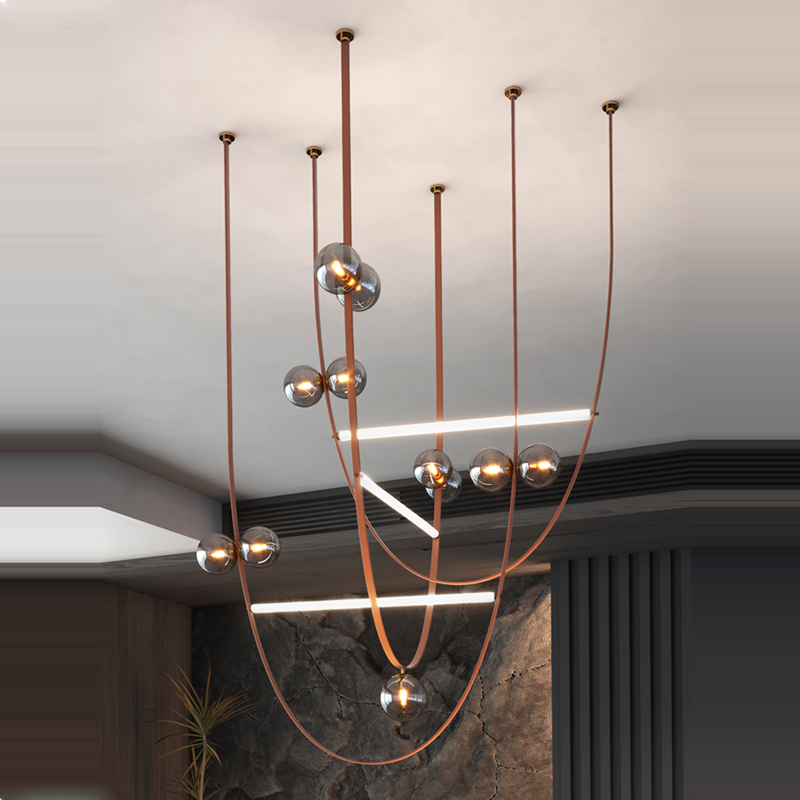 American LED Leather Chandelie - Interior Design Ideas avis et prix