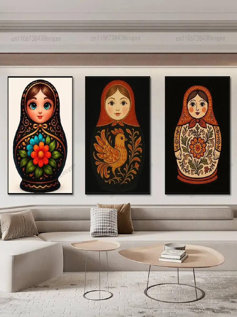 Dolls Matryoshka Russian Art P - Interior Design Of Cafe avis et prix