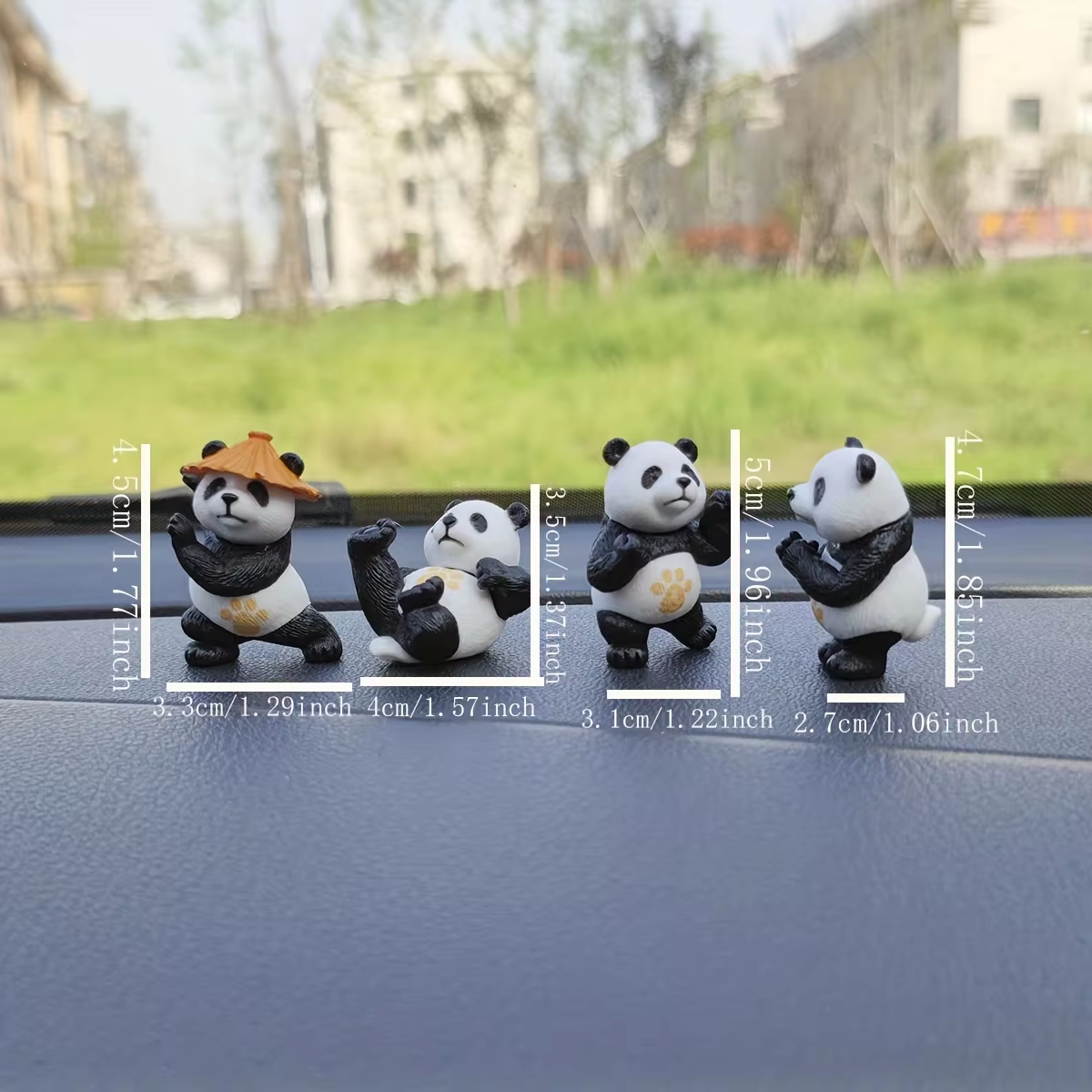 4pcs/set Panda Design Car Orna - Interior Design Course avis et prix