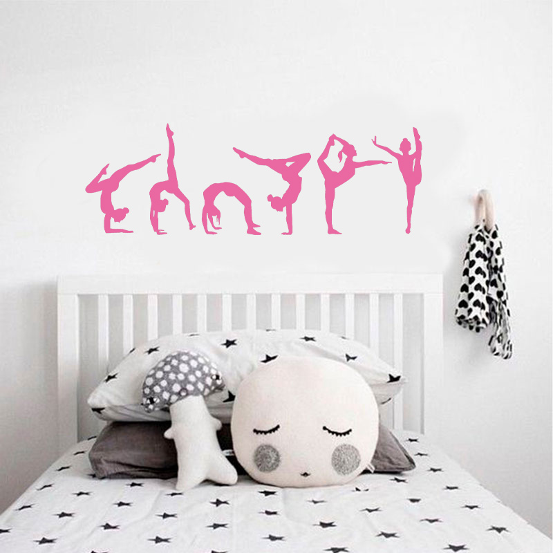 Set of 6 Gymnast Gymnastics Wa - Interior Design With Wallpaper avis et prix