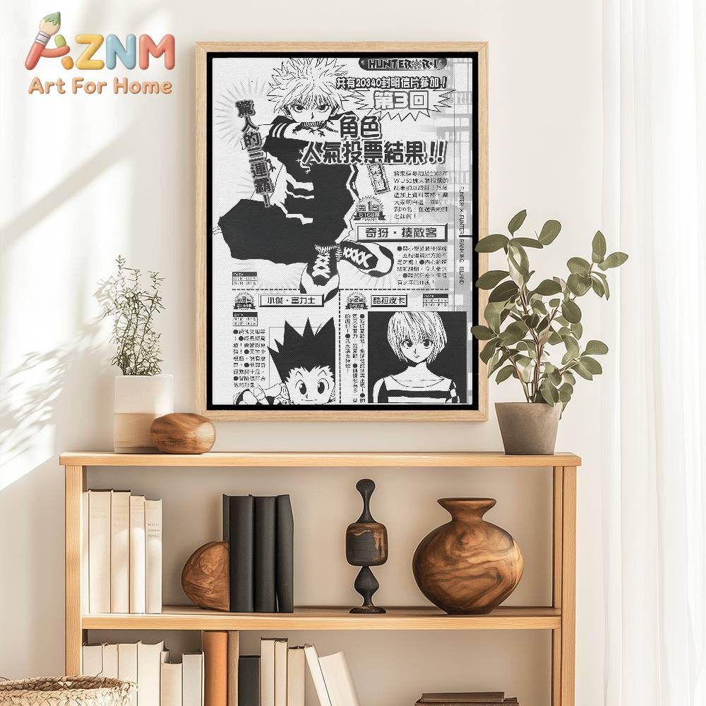 1pcs H-Hunter x hunter Paper P - Interior Design Apartment avis et prix