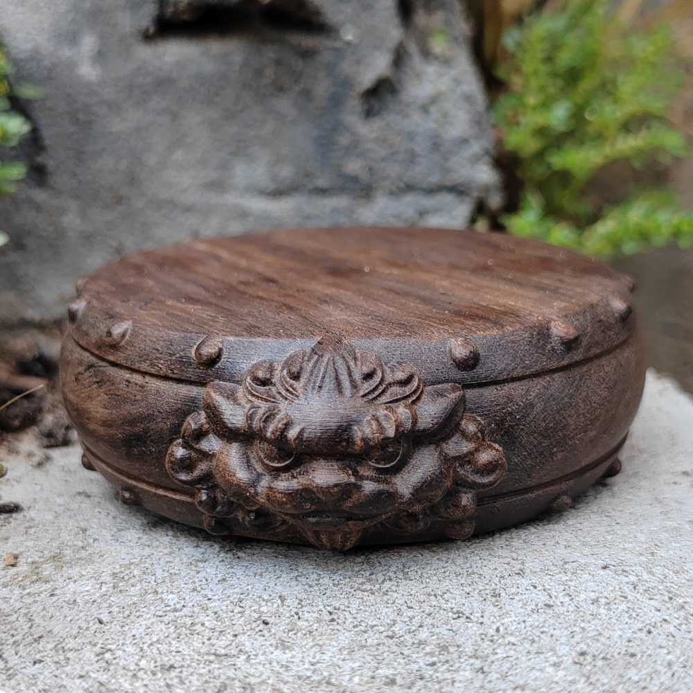 Wooden Solid Drum-Shaped Base  - Interior Design Apartment avis et prix