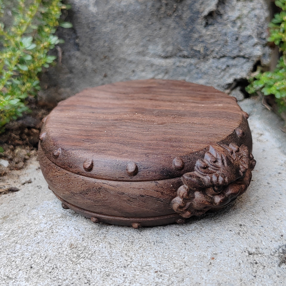 Wooden Solid Drum-Shaped Base  - Interior Design Apartment avis et prix