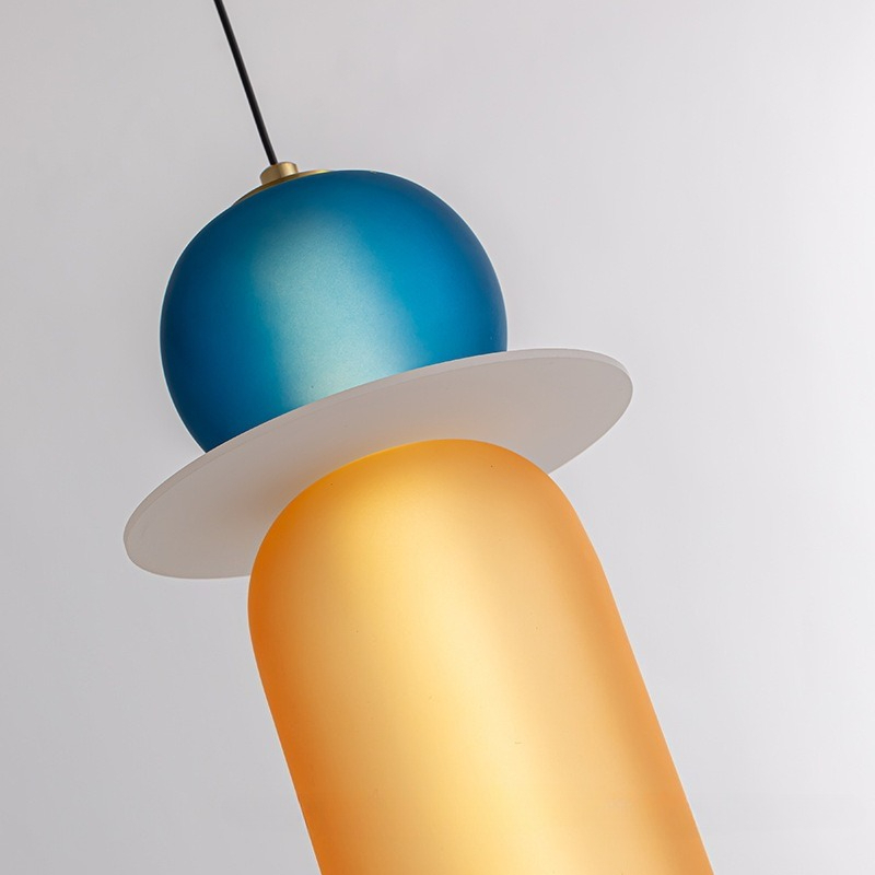 Designer Colored Glass Small P - Interior Design Of Cafe avis et prix