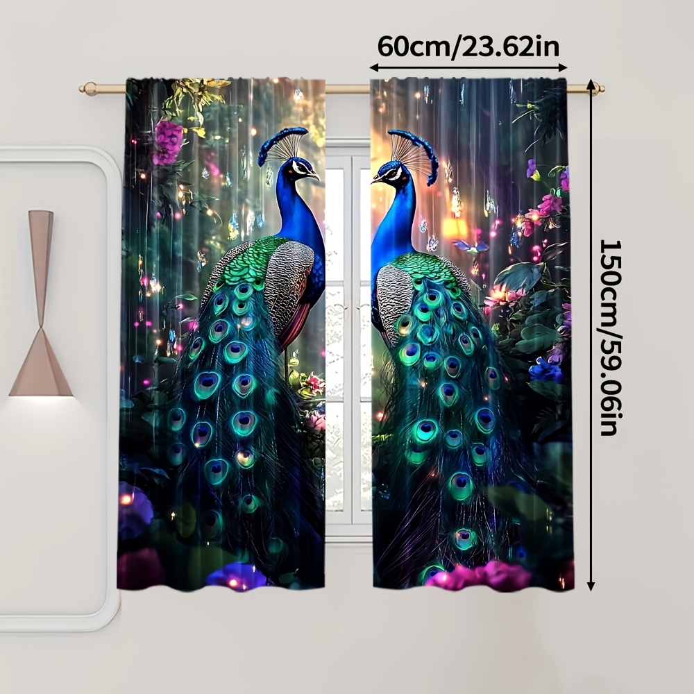 Blue Peacock and Flower Garden - Interior Design Of Cafe avis et prix