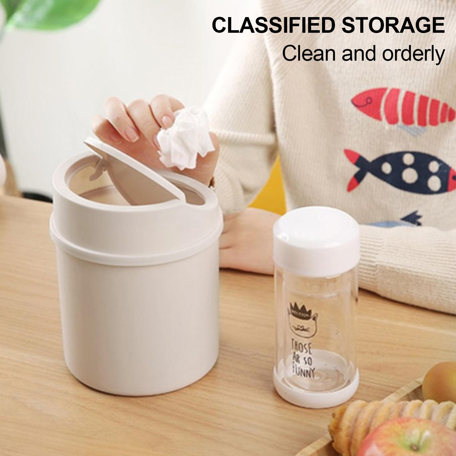 Mini Desktop Bin Small Trash C - Interior Design Type avis et prix