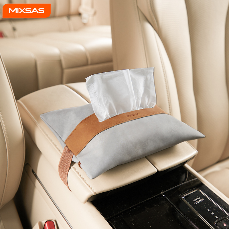 MIXSAS Car Tissue Box PU Faux  - Interior Design Type avis et prix