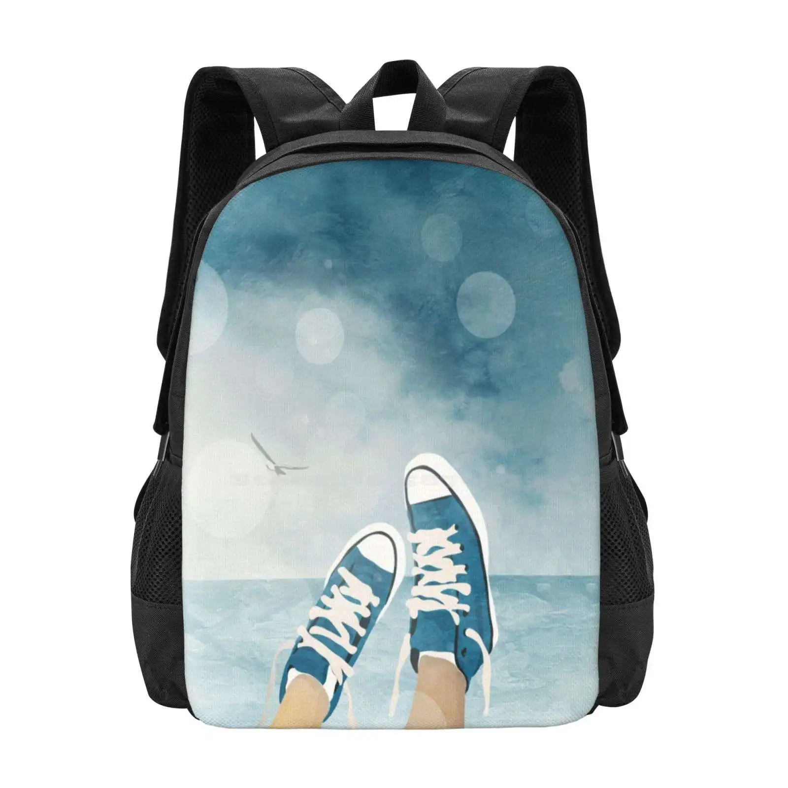Blue Hot Sale Backpack Fashion - Interior Design Illustration avis et prix