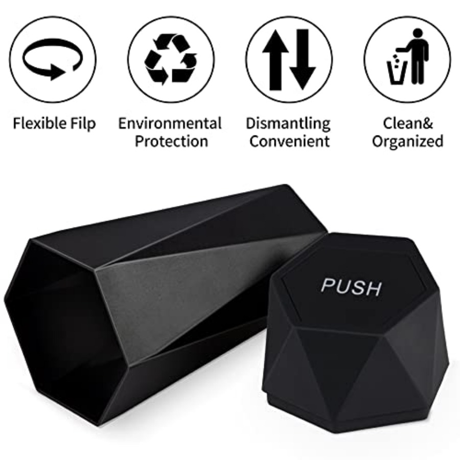 Car Trash Can with Lid, Diamon - Interior Design Type avis et prix
